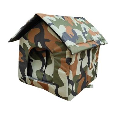 Imagem de ＡＷＨＡＯ Abrigo para Gatos Vadios, Abrigo à Prova D'água, Galinheiro Pequeno, Cama de Caverna, Casa para Gatos Selvagens, Quintal de Parque, Pequenos, S