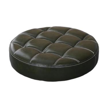 Imagem de MERIGLARE Almofada de assento redonda para substituição de banco de bar, confortável, respirável, a arranhões, para barbearia SPA