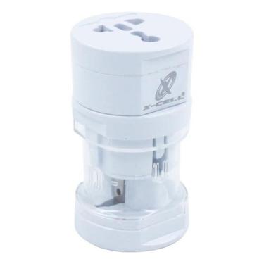 Imagem de Plug Adaptador Universal de Tomada Viagem Padrões Europeus Americanos 