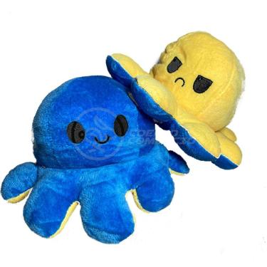 Imagem de Polvo De Pelucia Humor Polvo Tiktok Reversível Em Pelúcia Cor:colorido;tamanho:único;gênero:unissex