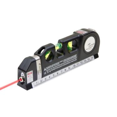 Imagem de Trena Nivel A Laser Levelpro3 Medidor Profissional 2,5m Com Régua E Bateria Ag3