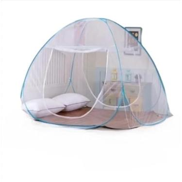 Imagem de Mosquiteiro Tenda Dobrável para Cama King e Casal, Portátil e Prático, Proteção Contra Mosquitos 150x200 / 180x200(180X200 aleatório)