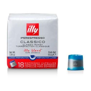 Imagem de Café Clássico Cápsula Iperespresso Longo Illy 18 Unidades
