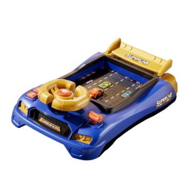 Imagem de Esquirla Volante de carro de corrida de brinquedo educativo e com música, simulador de direção para crianças, presente de aniversário, Versão Racing Azul
