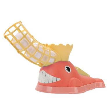 Imagem de Pissente "Treinador de Beisebol de Desenho Animado, Máquina de Arremesso de Beisebol para Crianças Com Entrega Automática de Bolas para Prática Interna e Externa" (PINK)