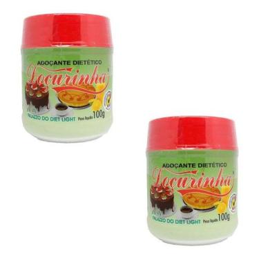 Imagem de Adocante dietético docurinha 100gr - kit com 2 unidades