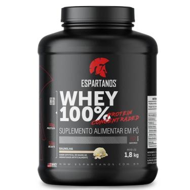 Imagem de Whey Protein Concentrado 100% Pure WPC 80 - 1,8KG - Espartanos-Unissex