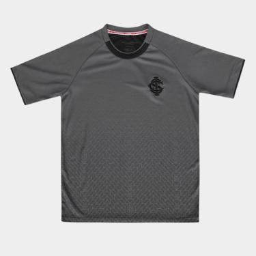 Imagem de Camiseta Infantil Internacional Champion II, Preto, Cinza, 8A