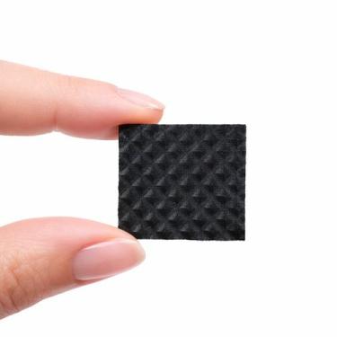 Imagem de Protetor Anti Impacto Ruído Adesivo EVA Quadrado 3x3cm Portas Gavetas 