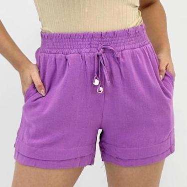 Imagem de Shorts Endless Curto em Tecido Feminino-Feminino
