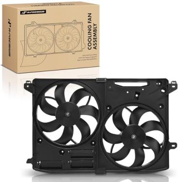 Imagem de A-Premium Conjunto de ventilador de refrigeração do radiador adequado para Ford Edge 2015-2024 Fusion 2013-2016 Mondeo Galaxy Smax, 2.0L 3.7L, com cobertura