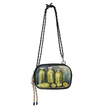 Imagem de TSENQUE Bolsa transversal pequena para mulheres, carteira, bolsa de telefone com estampa animal sobre o ombro, bolsas de viagem, pintura de festa