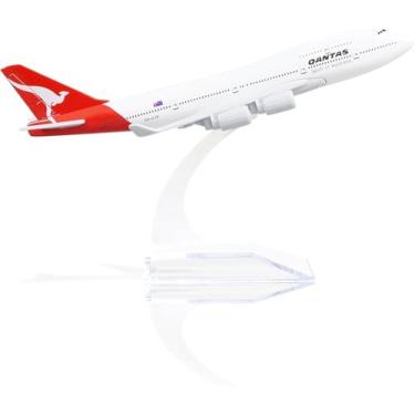 Imagem de Miniatura Avião Diecast Metal Comercial Boeing 747 Qantas (Spirit Of Australia) - Escala 1/400