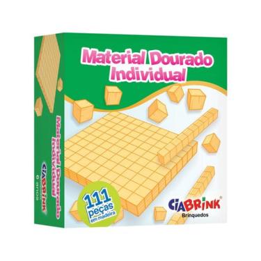 Imagem de Material dourado 111 peças ref. 1278 cia brink