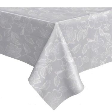 Imagem de Toalha Mesa Plástica Térmica S Branca 6 e 8 lugares 2,20 - IDEALIZA