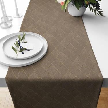 Imagem de 1 Caminho Trilho Mesa Impermeável PVC Kori Bege 42x140 - IDEALIZA