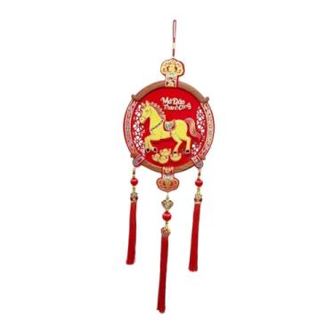 Imagem de Nishiyuenyi Decoração Suspensa para O Ano Chinês, Placa Decorativa para Entrada com Elementos Clássicos Orientais, Pingente para Quarto, Style E