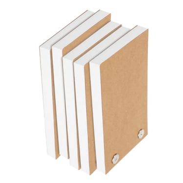 Imagem de Gsycle Kit flip book, 5 peças, estimular a criatividade, livro de papel de animação portátil, livros separados pintados à mão com parafusos para traçar desenhos