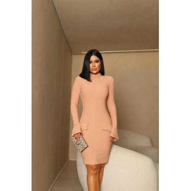 Imagem de Vestido Evase - LUZ LU FASHION, Nude