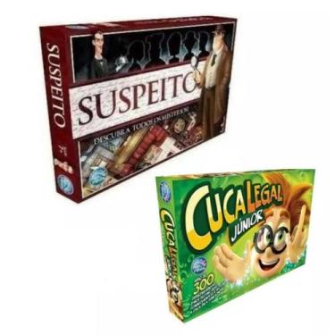 Imagem de kit Jogos De Tabuleiro Infantil Cuca Legal Junior E Suspeito - Pais E 