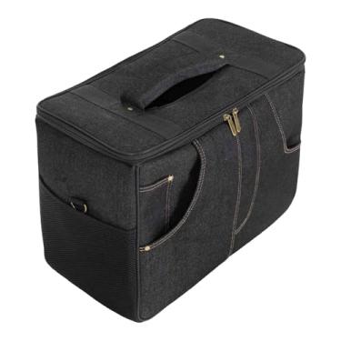Imagem de Kokiya Bolsa de transporte para amplificador de guitarra, a impactos, organizador de alto-falantes, bolsa para equipamentos de música e transporte, Preto 40x30x18cm