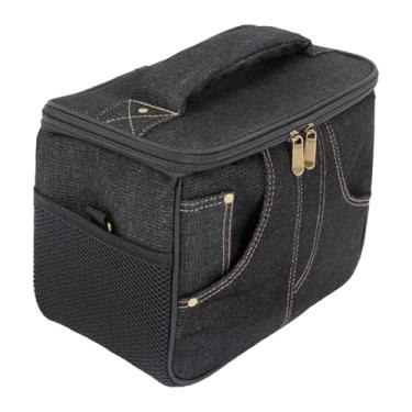 Imagem de YIJU Estojo para amplificador de guitarra, bolsa de transporte para acessórios de instrumento, Preto 25x13x18cm