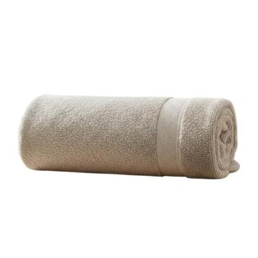 Imagem de Toalha de Banho Camesa Ícone Nanosoft Algodão 70x140cm, BEGE