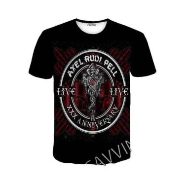 Imagem de Camiseta Masculina De Verão 3D Hip-Hop Casual Respirável Estilo Haraju