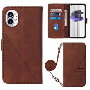 Imagem de For Nothing Phone 1 Crossbody 3D Embossed Flip Leather Phone Case