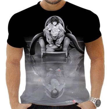 Imagem de Camiseta Camisa Personalizada Anime Death Note Ryuk Yagami L 10 - Zahi