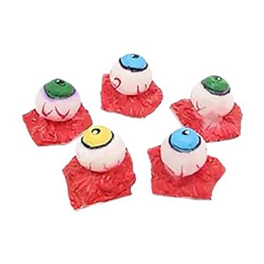 Imagem de 5 Pacote Olhos Sangrentos Decoração Falsa de Halloween Brinquedos Brincadeira Assustadora para Festa Festivais Adereços Assustadores