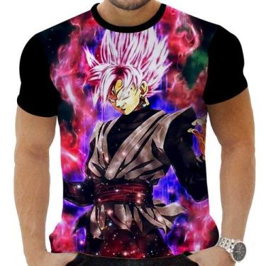 Imagem de Camiseta Camisa Personalizada Anime Clássico Dragon Ball Goku Black 03