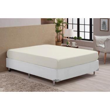 Imagem de Lençol Casal Avulso Com Elástico Percal 100% Algodão - Jire Bordados, 