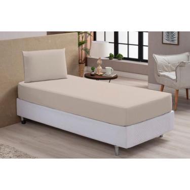 Imagem de Jogo De Lençol Solteiro Roupa De Cama 400 Fios Micropercal 2pçs 100% P