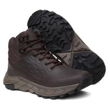 Imagem de Bota Adventure Atria Confort Couro Cano Alto Sola Borracha Palmilha Confort Masculina-Masculino