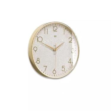 Imagem de KEG801302 Relógio de parede para sala de estar luxuosa de alta qualidade, parede de relógio simples, adequado para sala de estar, quarto e escritório. Relógio de parede (preto)