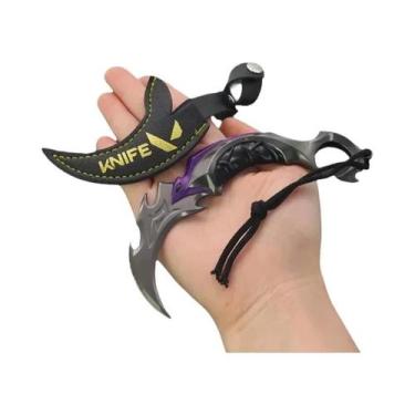 Imagem de Faca Karambit Reaver De Metal Valorant De 15cm, Espada Samurai Com Lâm