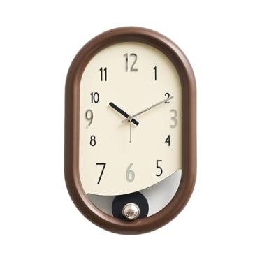 Imagem de CFGH6FDF Relógio de parede escolar moderno minimalista silencioso alimentado por bateria altamente compatível com relógio de escritório (branco)