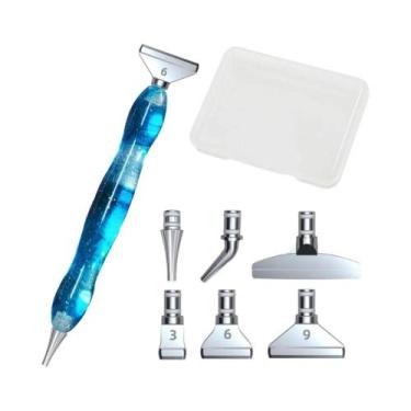 Imagem de Kit De Canetas Para Pintura Em Diamante 5D Com 6 Pontas Multifuncionai