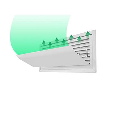 Imagem de Defletor de Ar Condicionado Central Parede Lateral Saída de Ar Ajustável Anti-Sopro Direto Acessórios Gerais Ar Condicionado Central Fácil Instalação 120 cm (