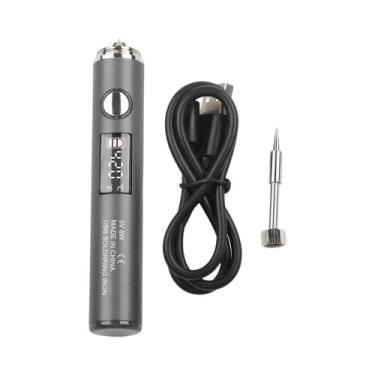 Imagem de Kit De Ferro De Solda Digital Com Display E Temperatura Ajustável, Ali