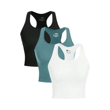 Imagem de Colete Feminino Sem Mangas Para Fitness, Corrida E Esportes, Top De Gi