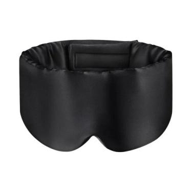 Imagem de Máscara De Dormir De Seda Mulberry Com Almofada Macia E Bloqueio De Lu