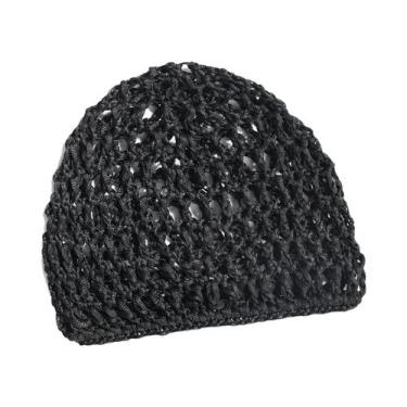 Imagem de Gorro De Crochê Vazado Sem Aba Respirável Para Outono Inverno, Touca D