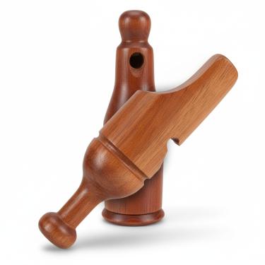 Imagem de 2 Apitos Premium Rola E Apito Profissional Madeira Codorna