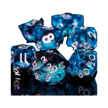 Imagem de Conjunto De Dados De Resina Dungeons And Dragons Com Bordas Afiadas Po