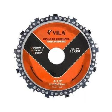 Imagem de Disco Corrente P/ Madeira 4.1/2" Vila