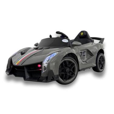 Imagem de Carrinho Elétrico Infantil 12V S. Sport Cinza - Unitoys