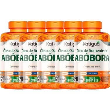 Imagem de Kit 5X Óleo de Semente de Abóbora - 120 cápsulas - Katiguá-Masculino