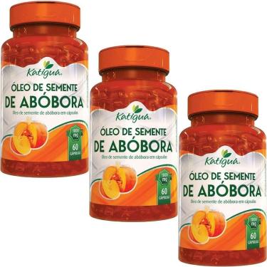 Imagem de Kit 3X Óleo de Semente de Abóbora - 60 cápsulas - Katiguá-Masculino